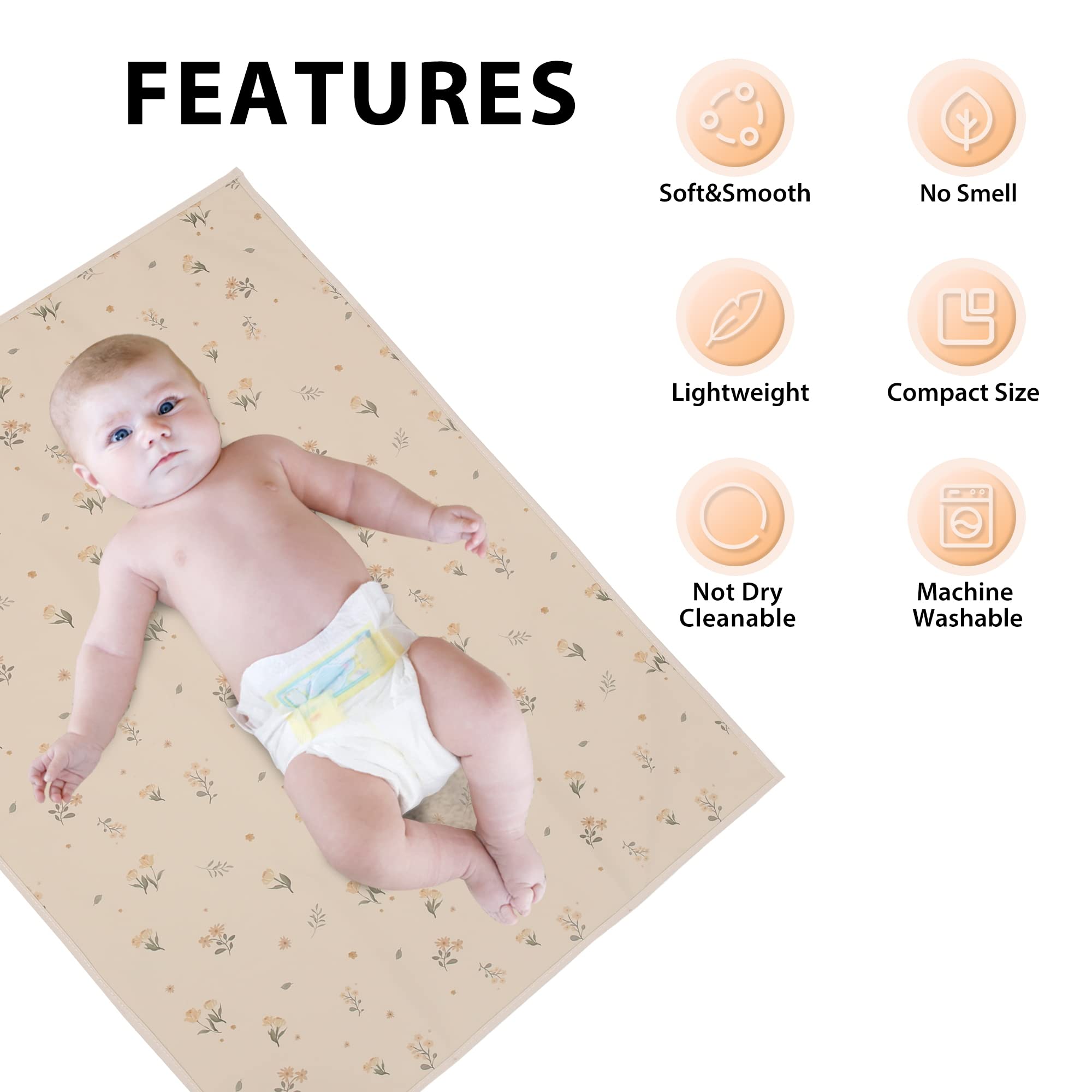 PHOEBUS BABY vegan leather changing mat car-station ready for public changing stations