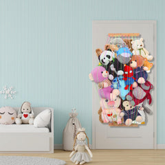 PHOENANCEE oak-material wood shelf highlights sturdy load-bearing and safe smooth corners for children.