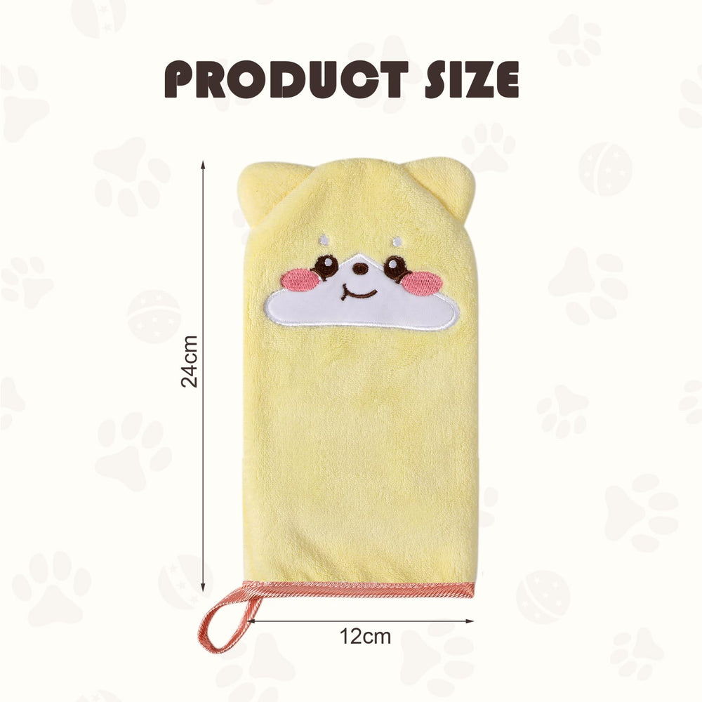 PHOGARY bear mitt delivers soft cleansing for toddlers during bath time