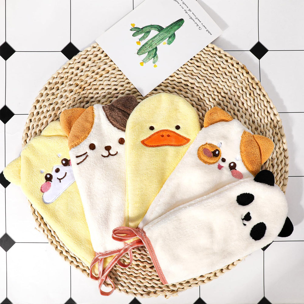 PHOGARY 5-pack wash mitts package highlights kid-friendly bath essentials