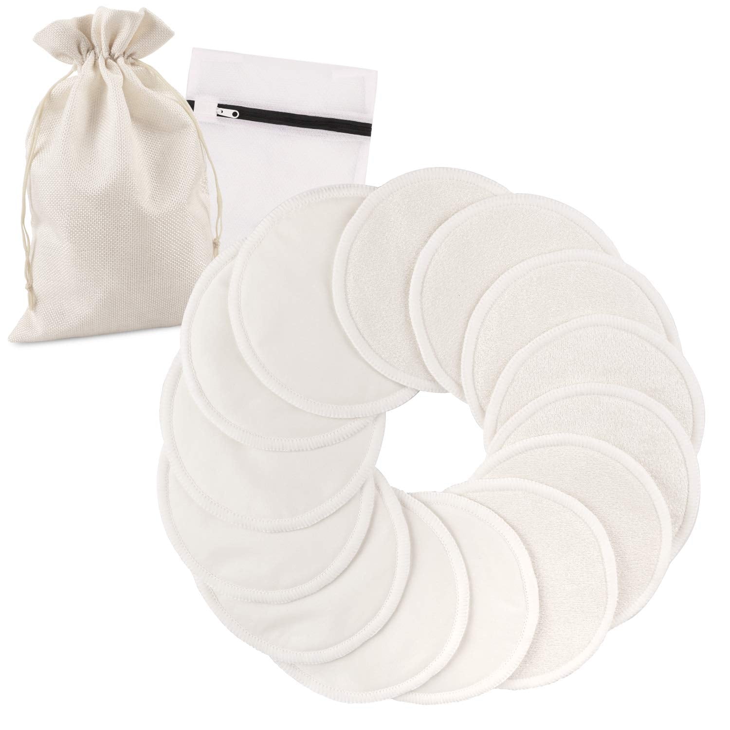 PHOGARY washable nursing pads collection image for eco-friendly leak protection.