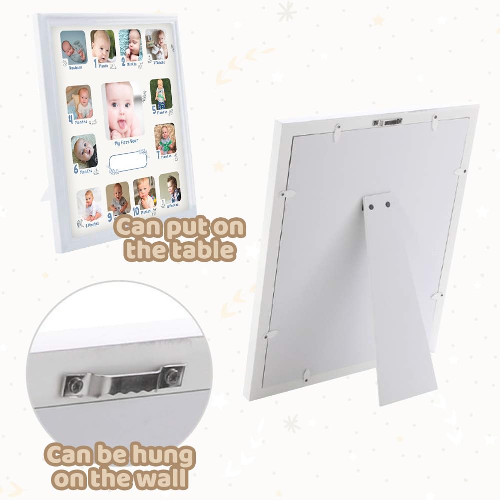 Photo Frame collage 11x13 frame fits desks or walls with timeless style.