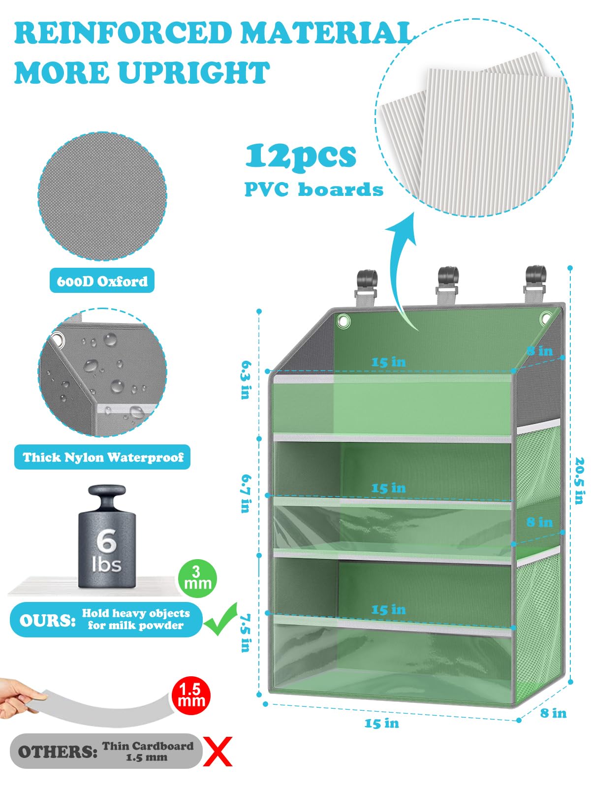 PHOTOONE durable 600D fabric and mesh for easy cleaning