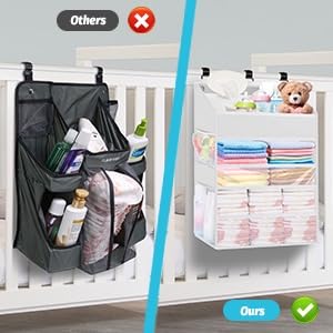 PHOTOONE Diaper Caddy simplifies diaper changes by keeping essentials at hand.