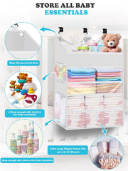 PHOTOONE Diaper Caddy sturdy bottom plate keeps its shape during use.