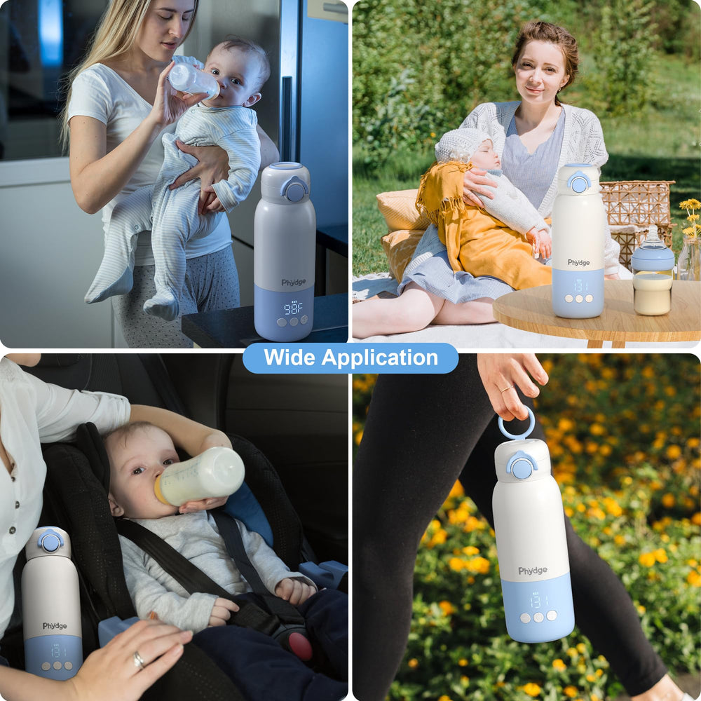 Phydge warmer sterilization mode demonstrates safety-conscious features for hygiene.