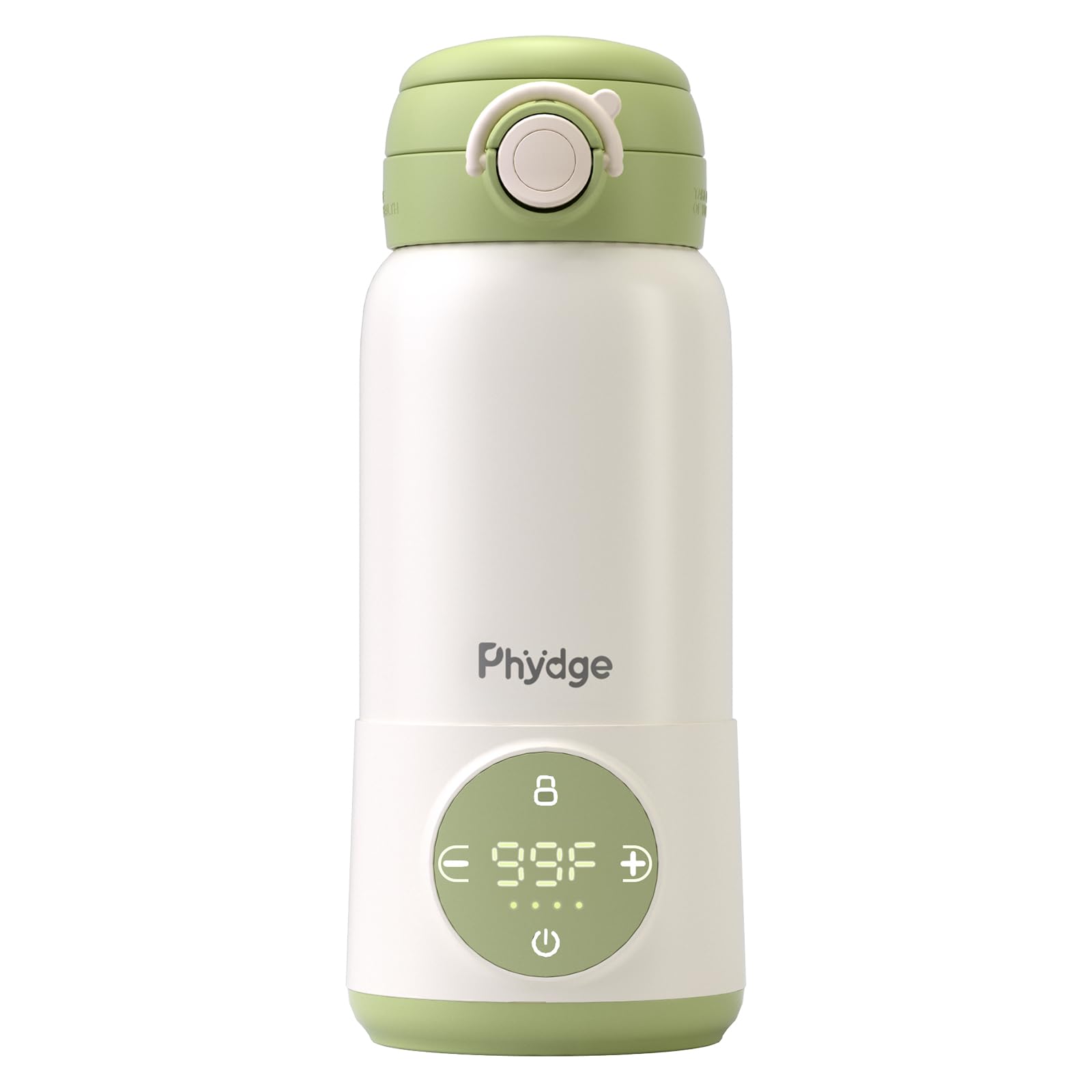 Phydge temperature precision enables consistent feeding temperatures during outings.