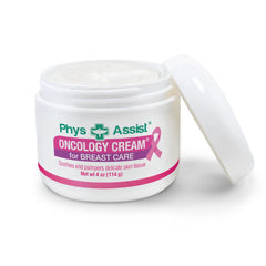 PhysAssist Oncology Cream texture closeup highlights rich, fragrance-free moisture for delicate skin.