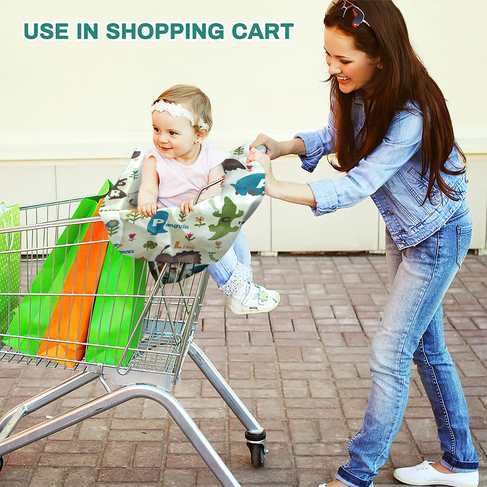 PICcircuit cart cover keeps baby safely shielded from unclean seating.