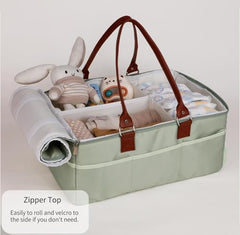 Picsthetic organizer outside pockets for quick access to wipes and creams