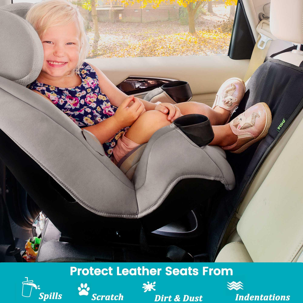 PIDO car seat protector is versatile for pet use, reducing mess from dogs.