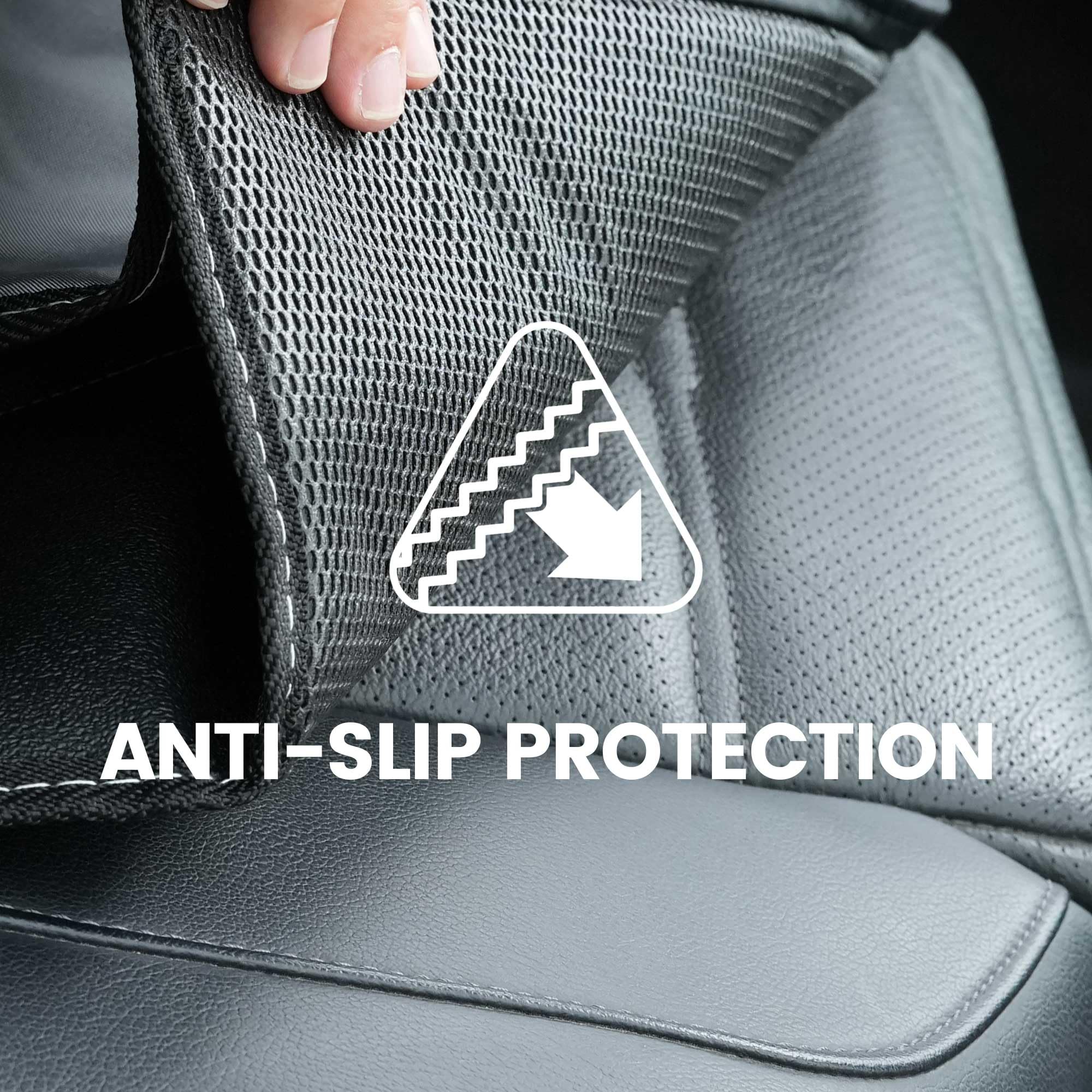 PIDO car seat protector universal fit works with most vehicles and seats.