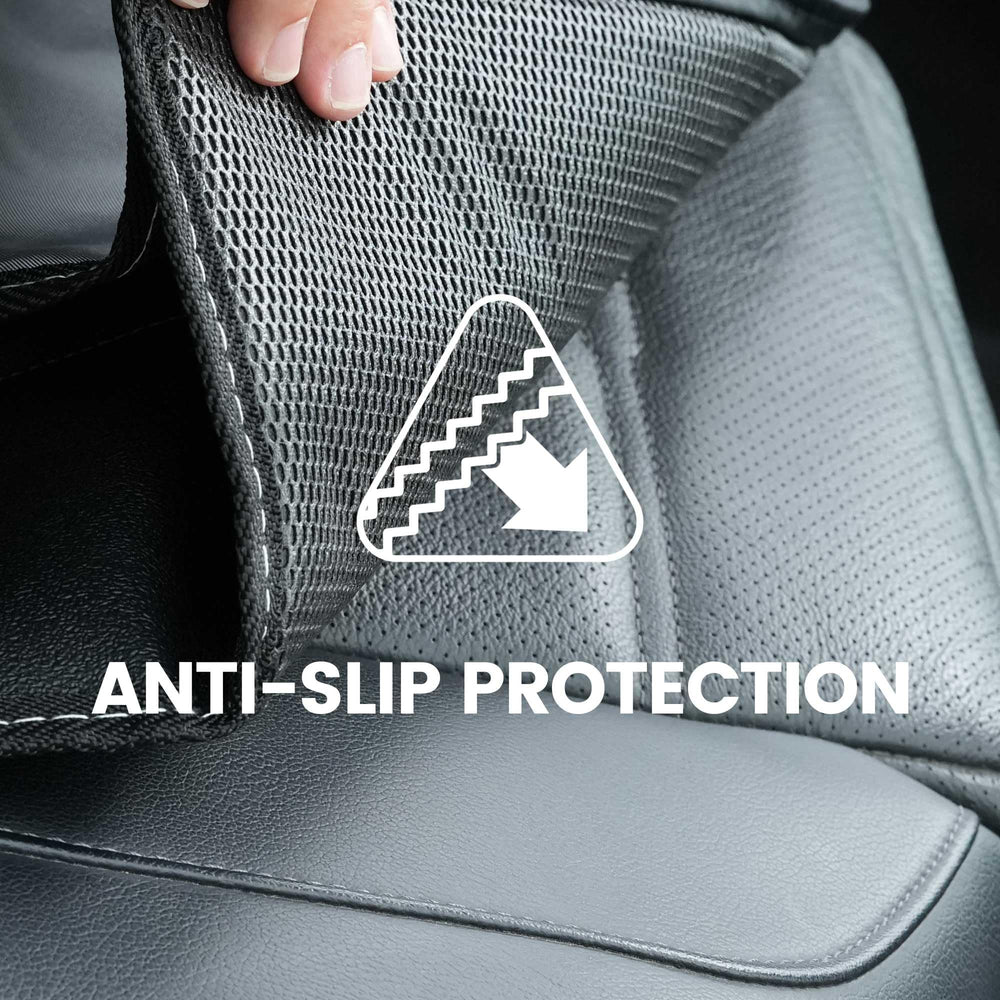 PIDO car seat protector universal fit works with most vehicles and seats.