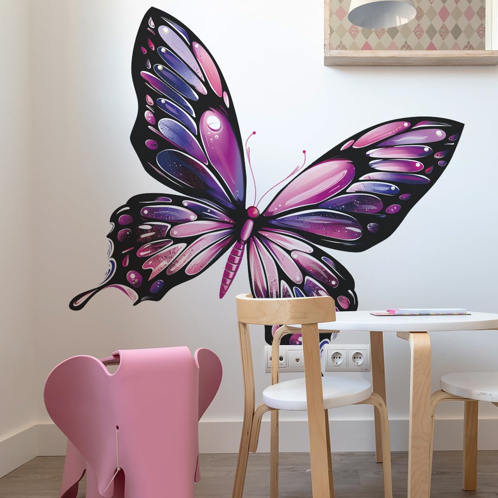 Piduckg watercolor wings twilight gradient for dreamy wall art