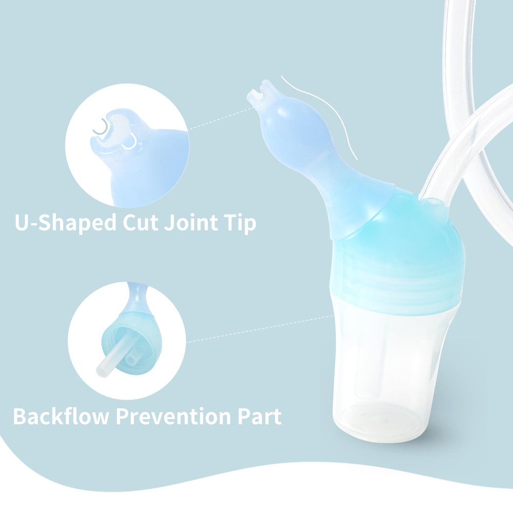 PIGEON 4-in-1 grooming kit nasal sucker backflow prevention for hygiene.
