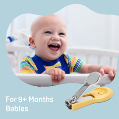 Pigeon baby nail clipper easy-grip handle providing stable control during cuts