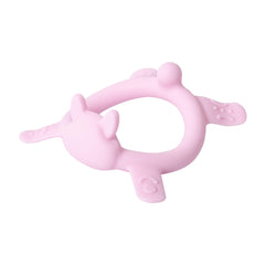 Pigeon pink rabbit teether 3m+ easy grasping and soothing gums