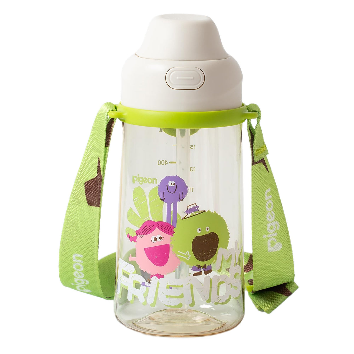 Pigeon PPSU Kids Water Bottle with dual-spouts for versatile hydration on the go