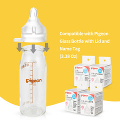 PIGEON Preemie Nipple SSS close-up reveals soft silicone texture for gentle sucking.