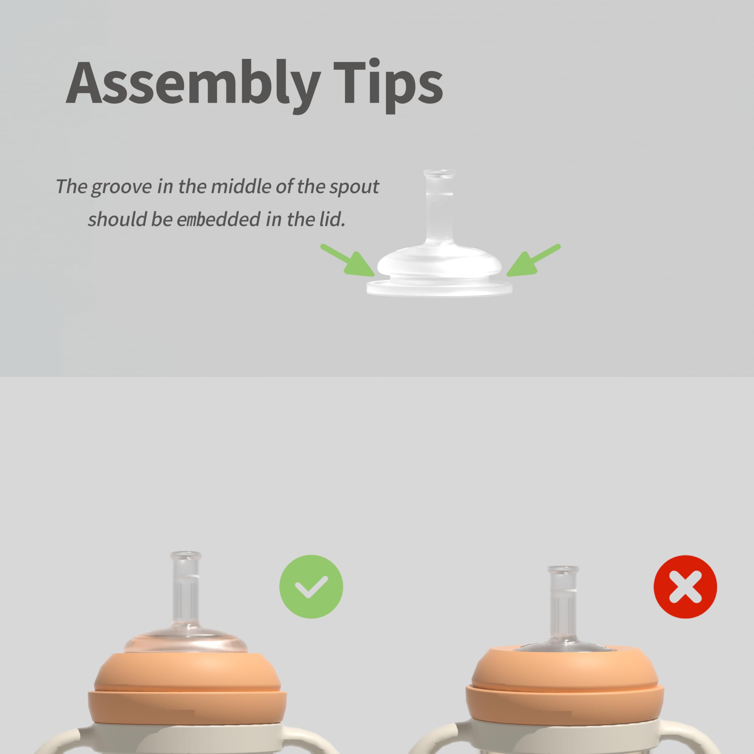 Piifur replacement set 4Pack straw in use with bottle illustrates seamless compatibility.