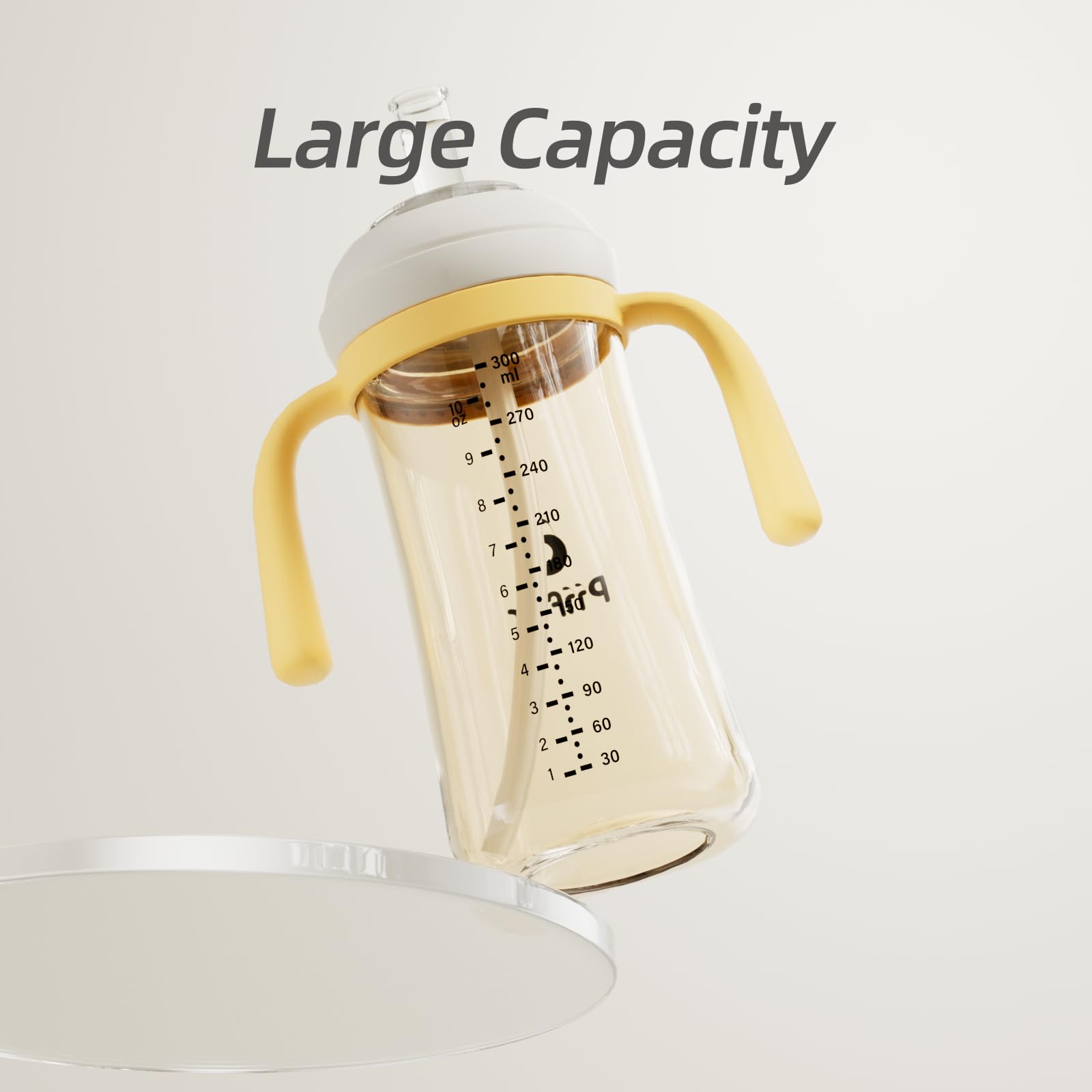 Piifur sippy cup double smile spout provides larger water flow for hydration