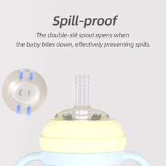 Piifur Sippy Cup Double Smile Spout supports easier hydration for kids