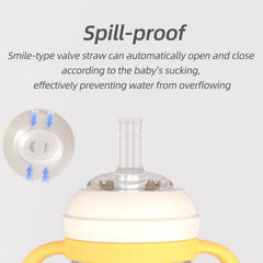 Piifur sippy cup dual air vents ensure smooth drinking for toddlers