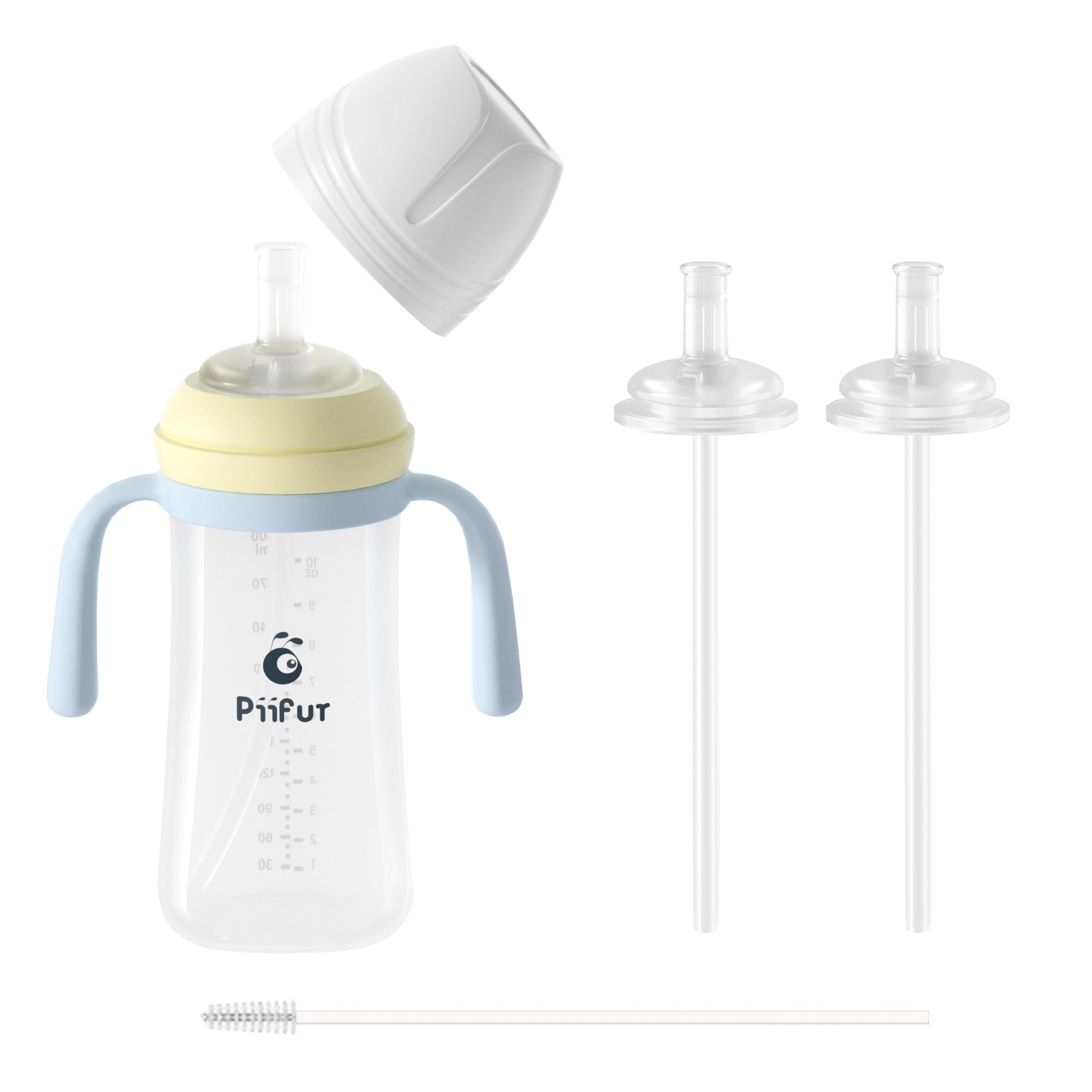 Piifur Sippy Cup No-Spill Blue keeps drinks mess-free during playtime