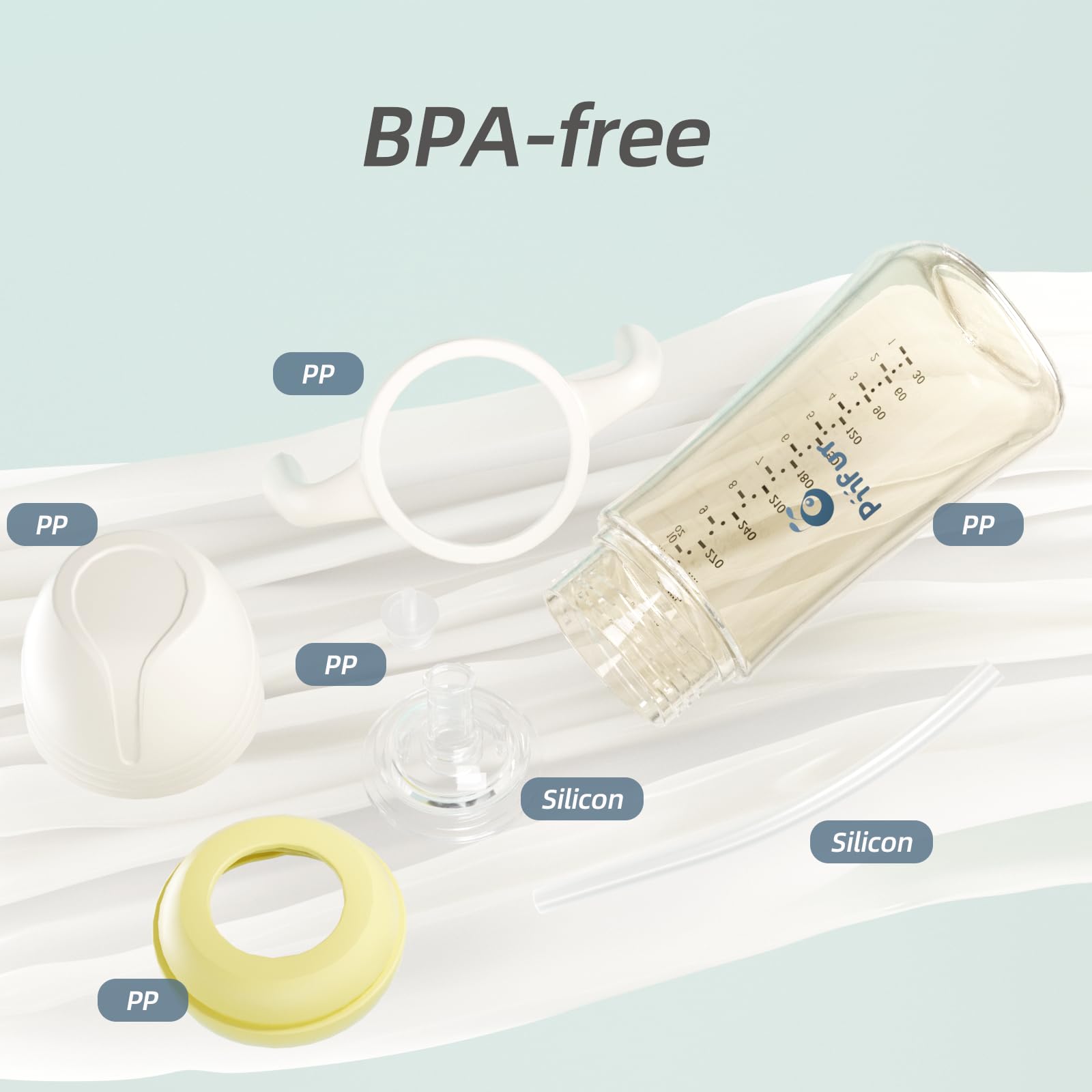 Piifur sippy cups detachable handle demonstrates kid-friendly grip options