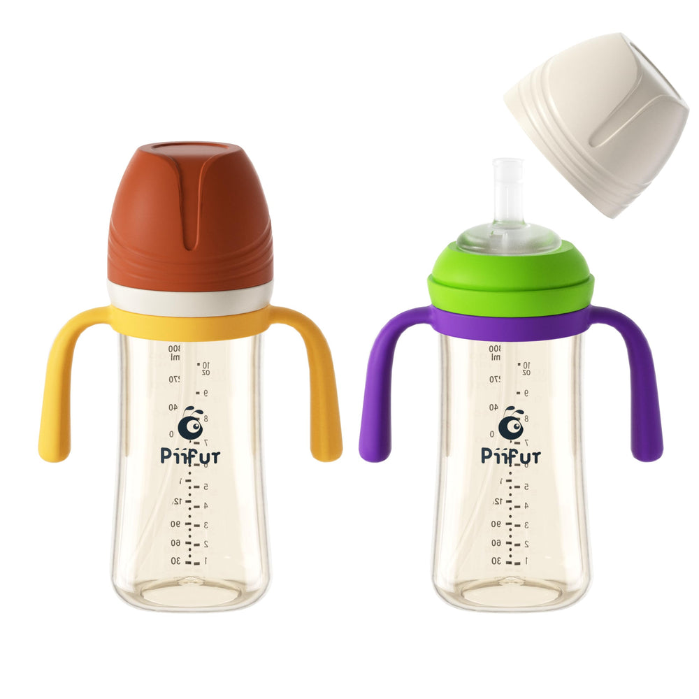 Piifur sippy cups leak-proof design keeps spills contained during busy toddler moments