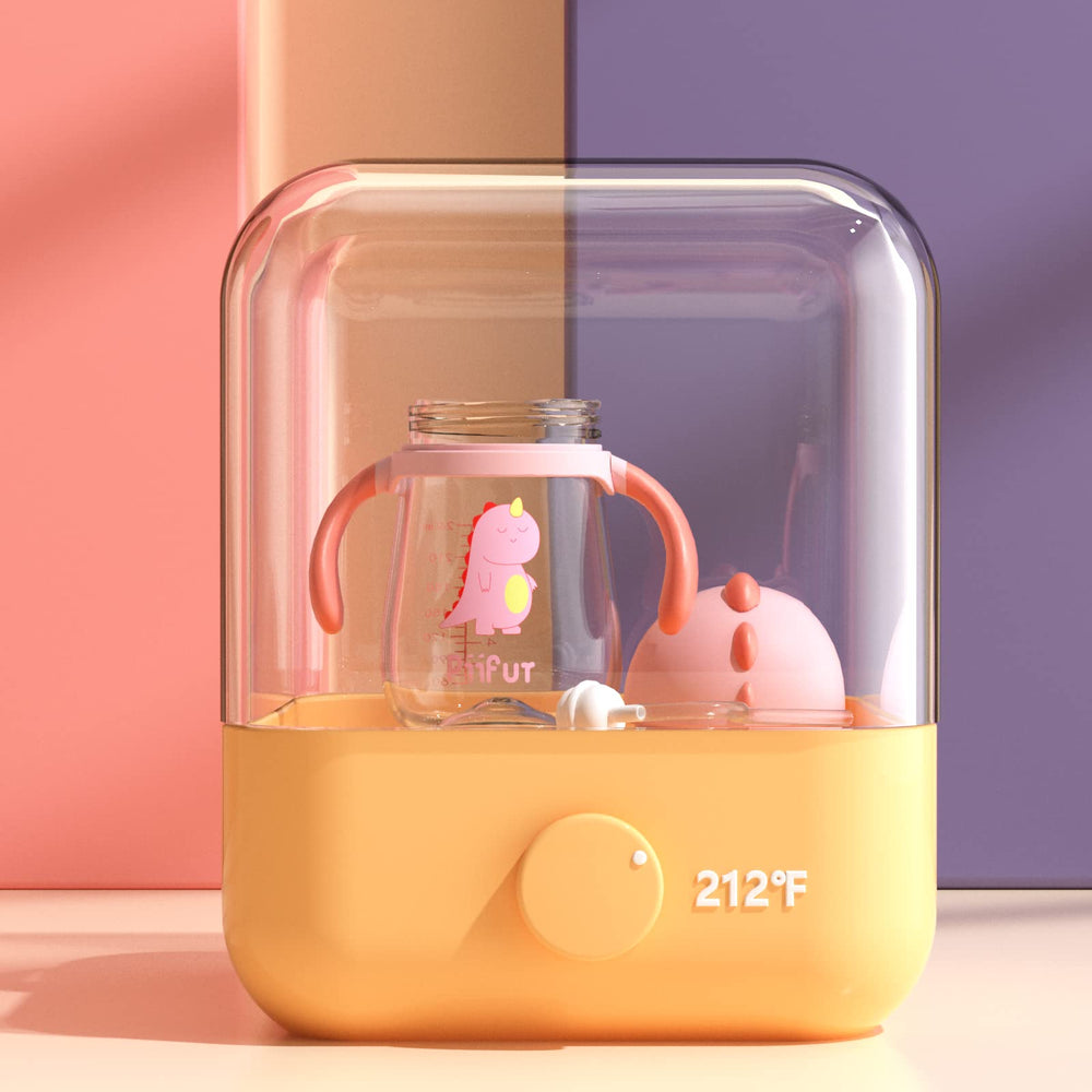 Piifur toddler drinking experience with weighted straw at angle