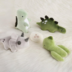PIIKAGO Dinosaur Crib Mobile with a 3-mode music box for soothing routines.