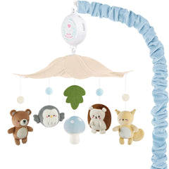 PIIKAGO Woodland crib mobile with owl for soothing bedtime ambiance