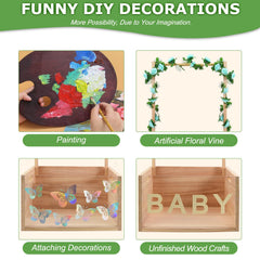 PIIOSER Baby Shower Crate side handles enable easy transport around the nursery.