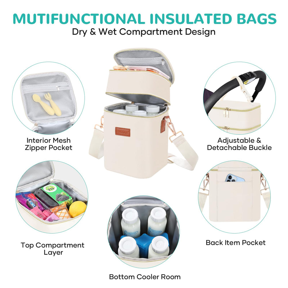 PIIOSER tote features adjustable shoulder strap for comfortable carrying.