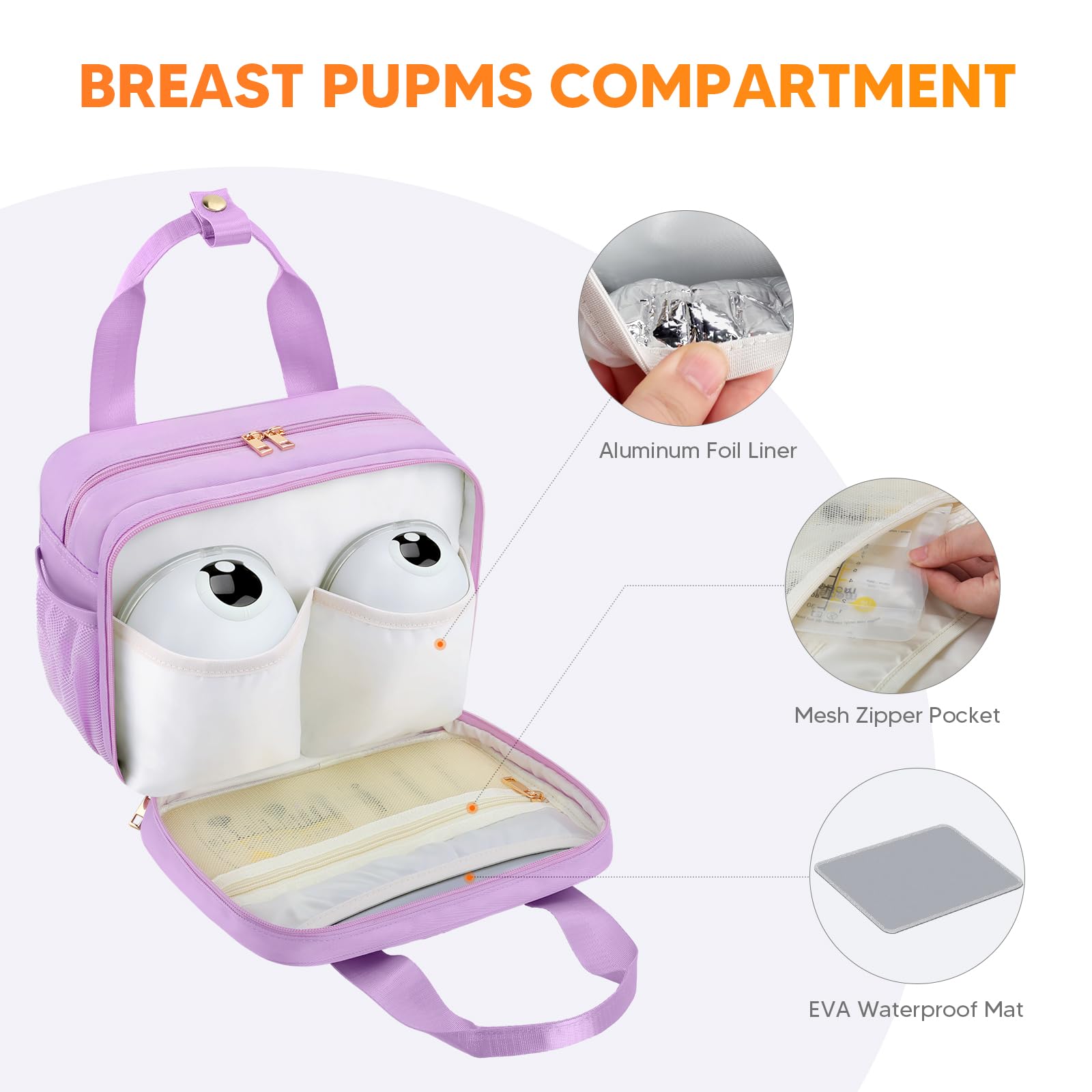 PIIOSER portable design with top handle for easy carrying