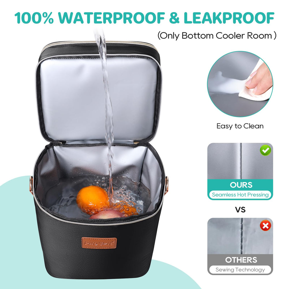 PIIOSER breastmilk cooler bag ice pack included keeps milk safe during travel