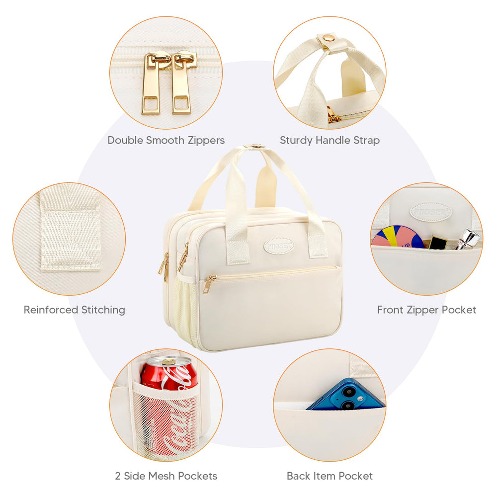 PIIOSER Breastmilk Cooler Bag insulated design helps maintain milk temperature