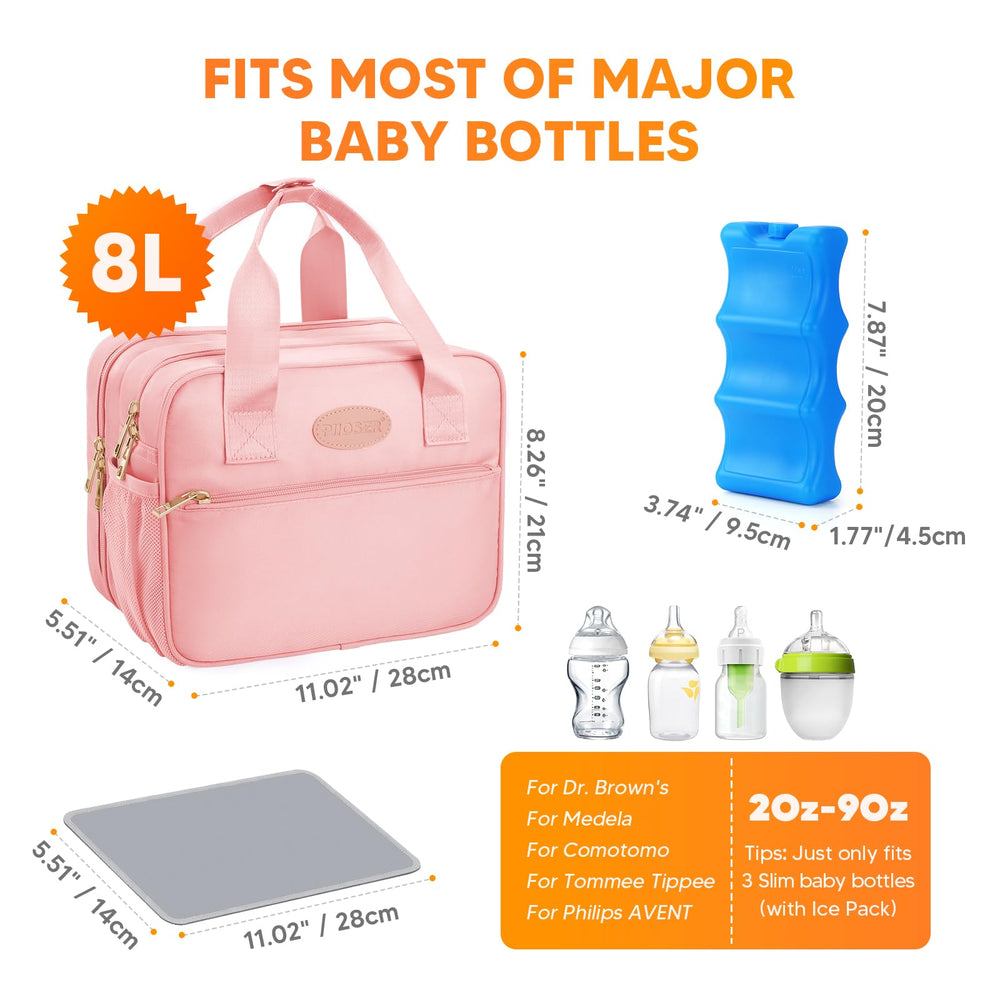 PIIOSER Breastmilk Cooler Bag safe materials ensure insulation and durability