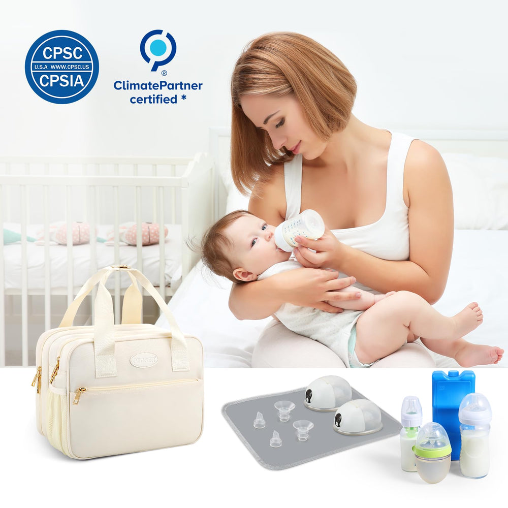 PIIOSER Breastmilk Cooler Bag portable carry enables easy travel and use