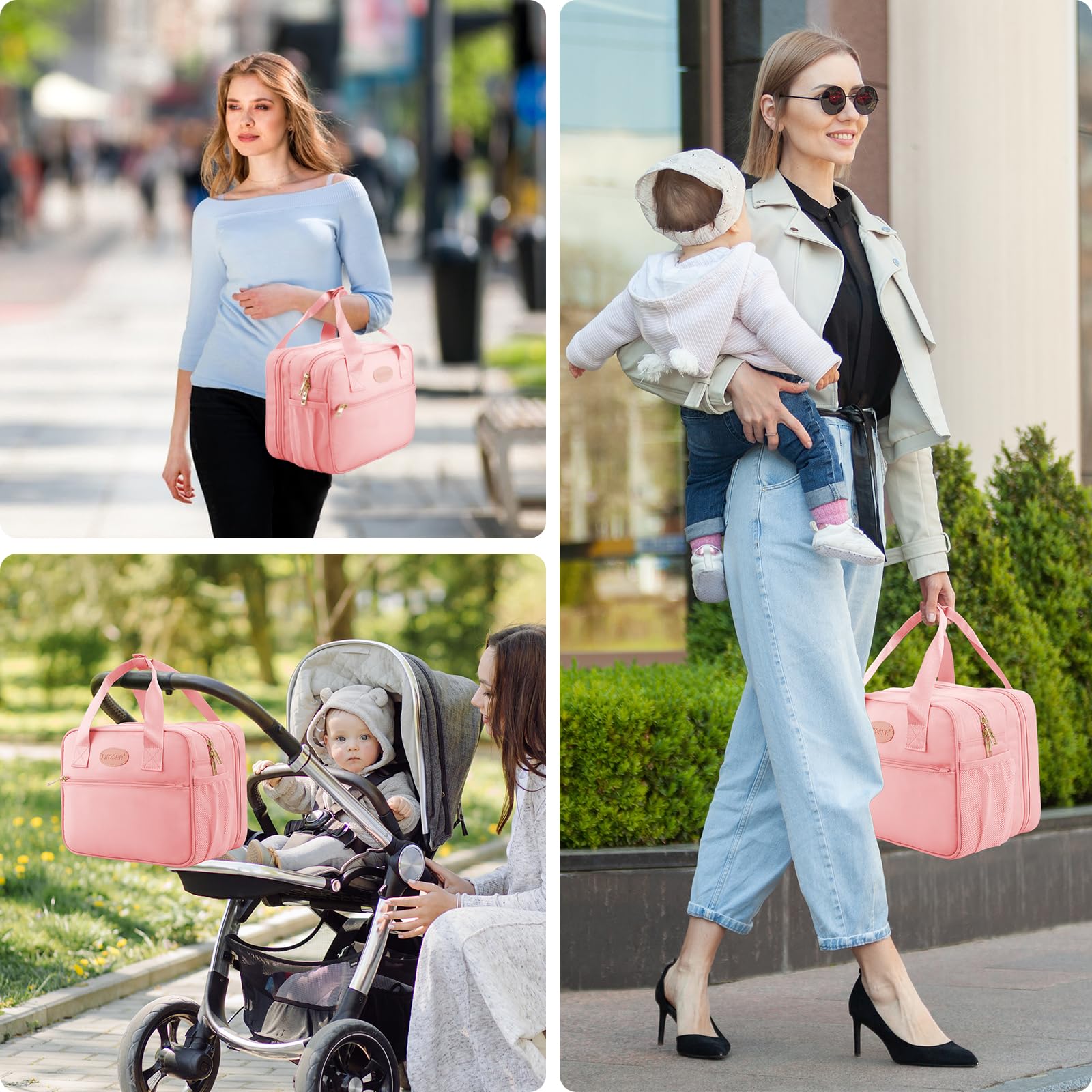 PIIOSER Breastmilk Cooler Bag great for airports, picnics, parks, and offices