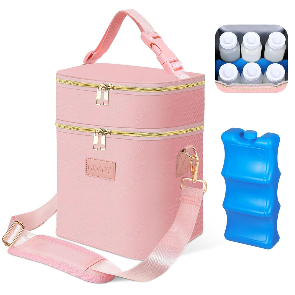 PIIOSER bag with included ice pack helps keep drinks fresh during daycare visits