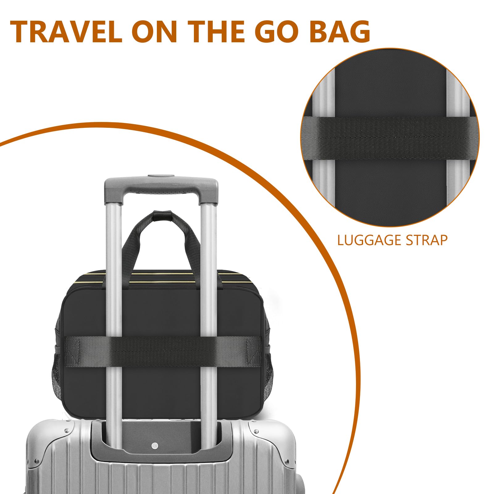 PIIOSER Breastmilk Cooler Bag waterproof interior helps prevent leaks