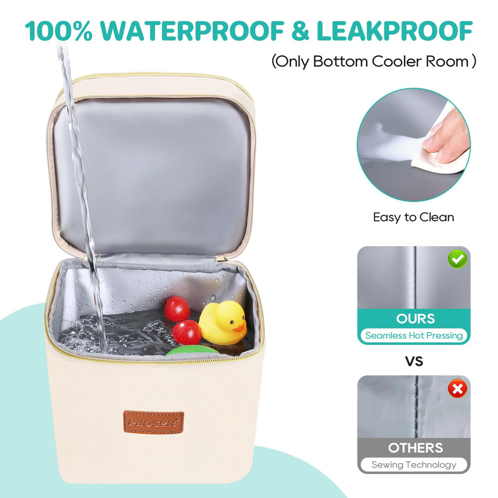 PIIOSER cooler bag waterproof lining keeps liquids contained and odors controlled