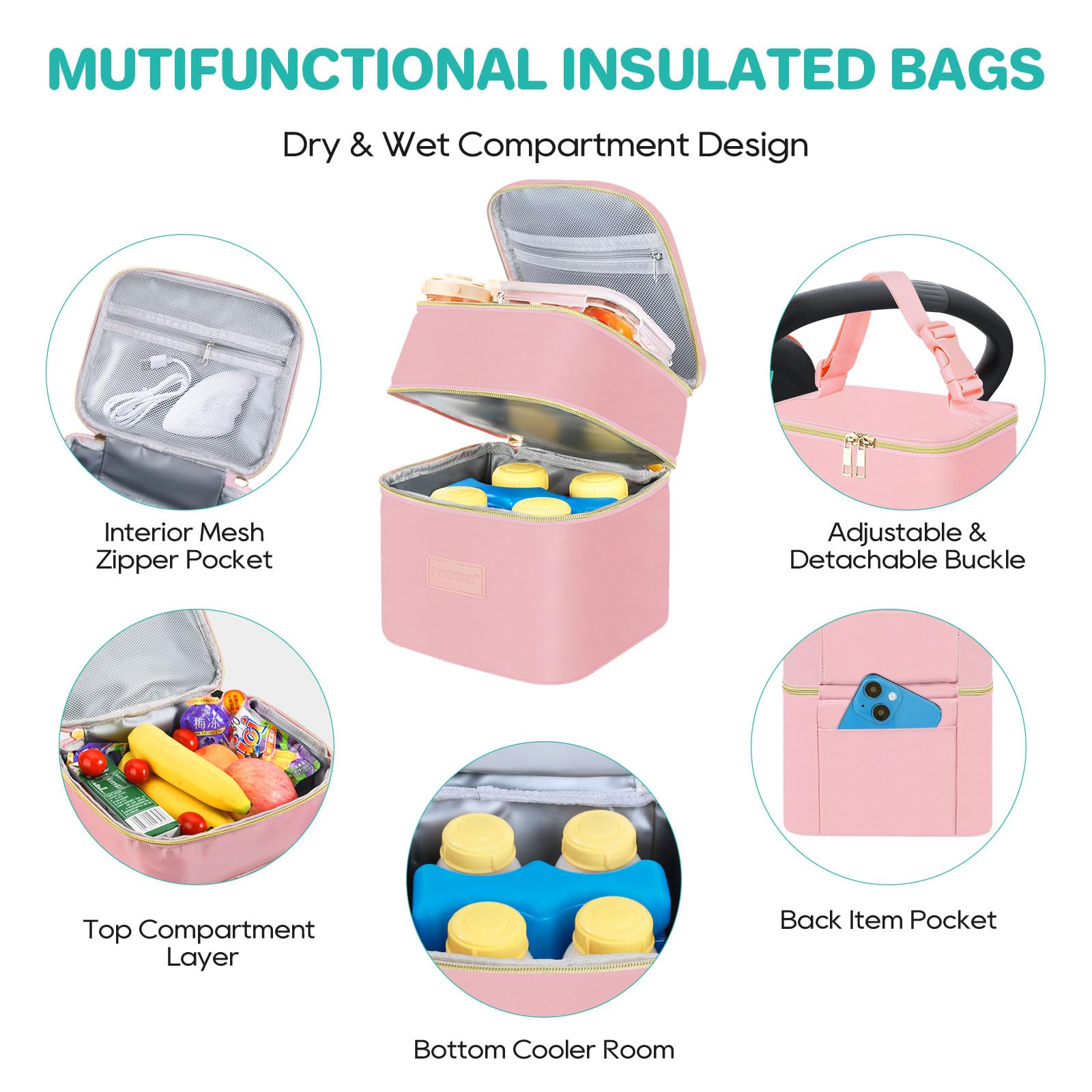 PIIOSER waterproof and leakproof materials protect contents against spills.