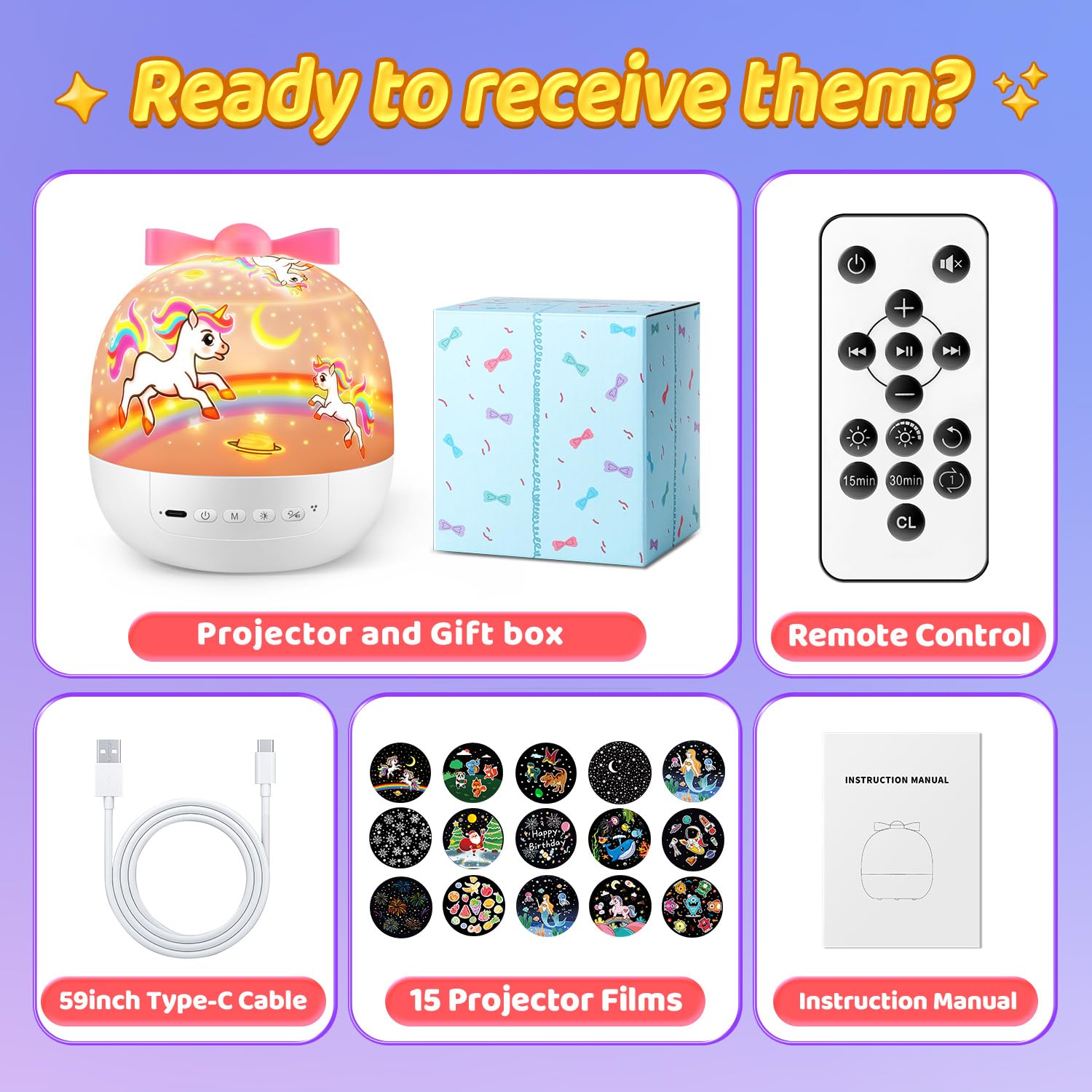 PIKOY unicorn room decor for girls enhances cute bedtime aesthetics