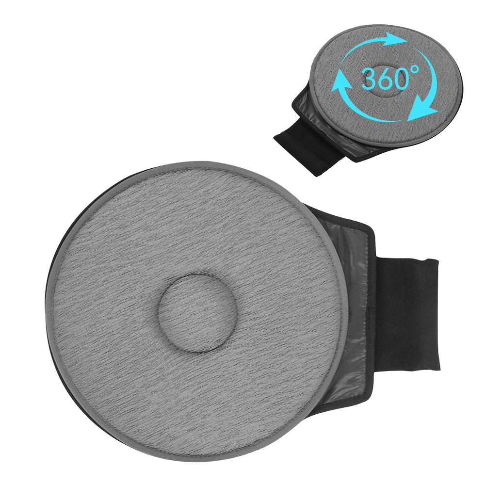 Pilipane car swivel cushion demonstrates 360-degree rotation for effortless transfers with a stable base.