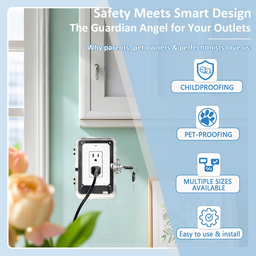 PILISPARK pry resistant design deters tampering and keeps outlets secure