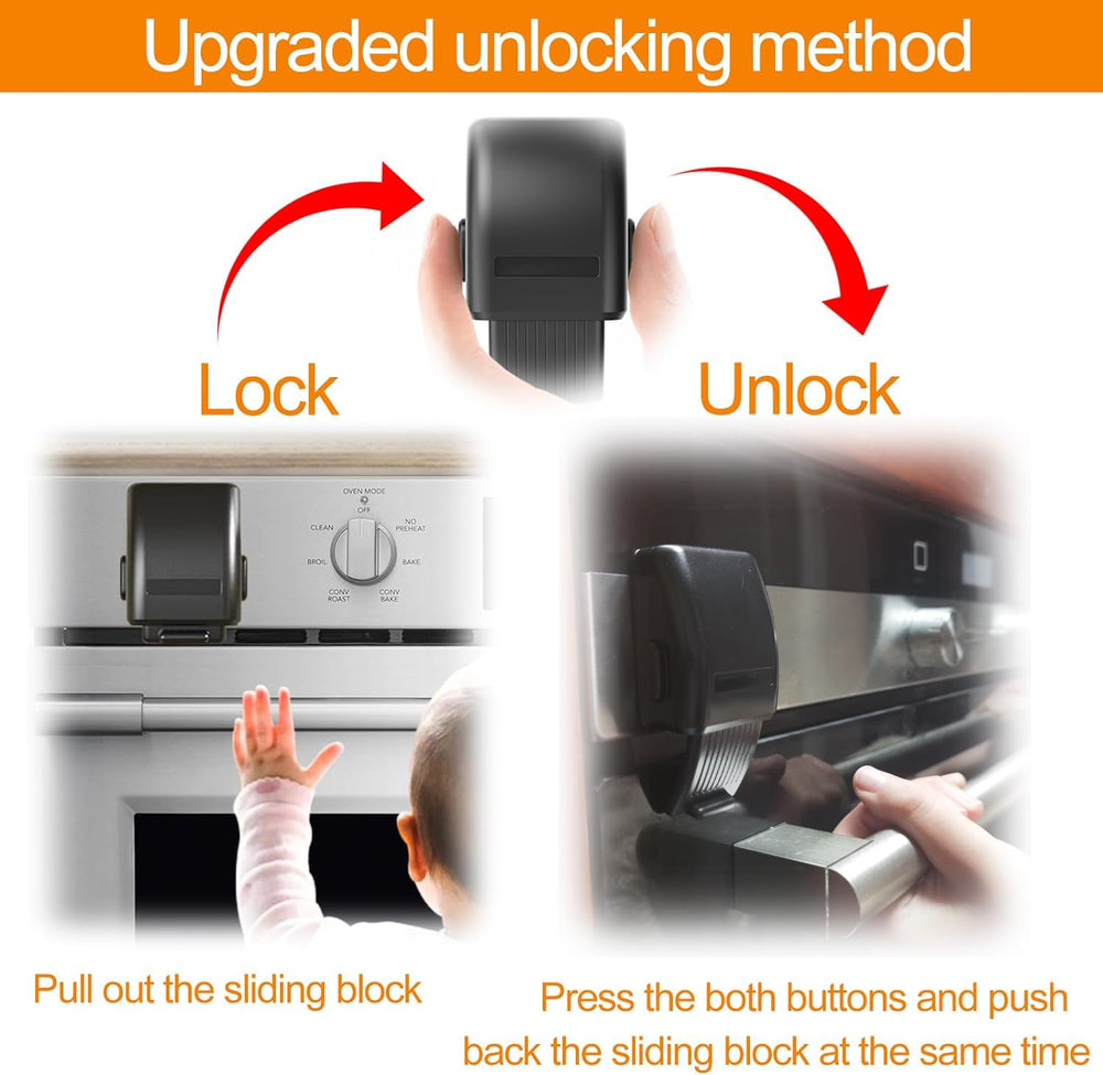PILISPARK oven lock appliance compatibility: works with ovens, refrigerators, microwaves.