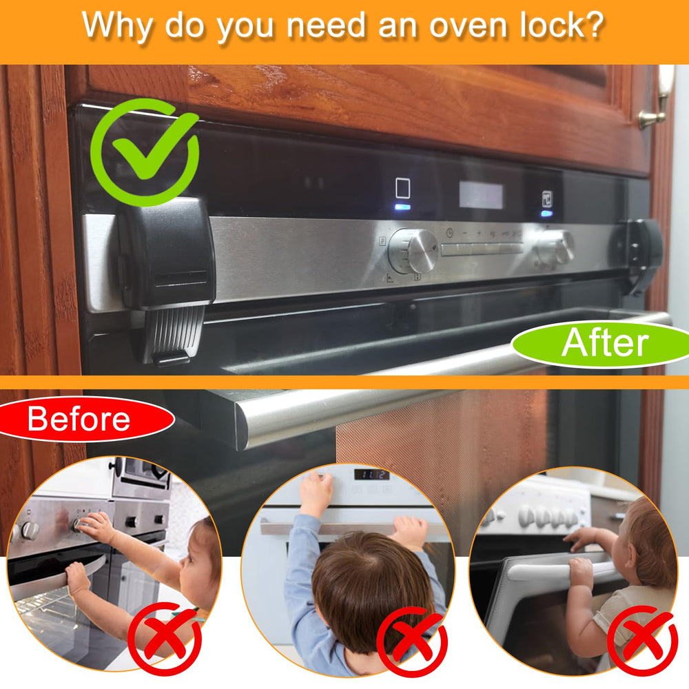 PILISPARK oven lock minimalist design: blends with home styles.